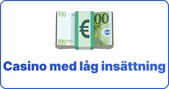 minsta casino insättning